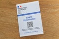 Primelin Ã¢â¬â France, April 06, 2022 : French electoral card